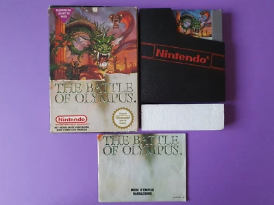 THE BATTLE OF OLYMPUS / Nintendo NES PAL B FAH / Imagineer + BOITIER PROTECTION - Photo 1/4