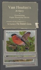 1890's H695 Van Houten's Aviary Complete Set of 8 in Envelope
