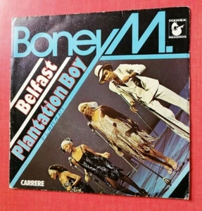 Boney M: Belfast / Plantation Boy 7" 45T 1977 France CARRERE 49.317 VG+/VG+ - Bild 1 von 2