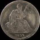 1837 No Stars Seated Liberty Dime Good