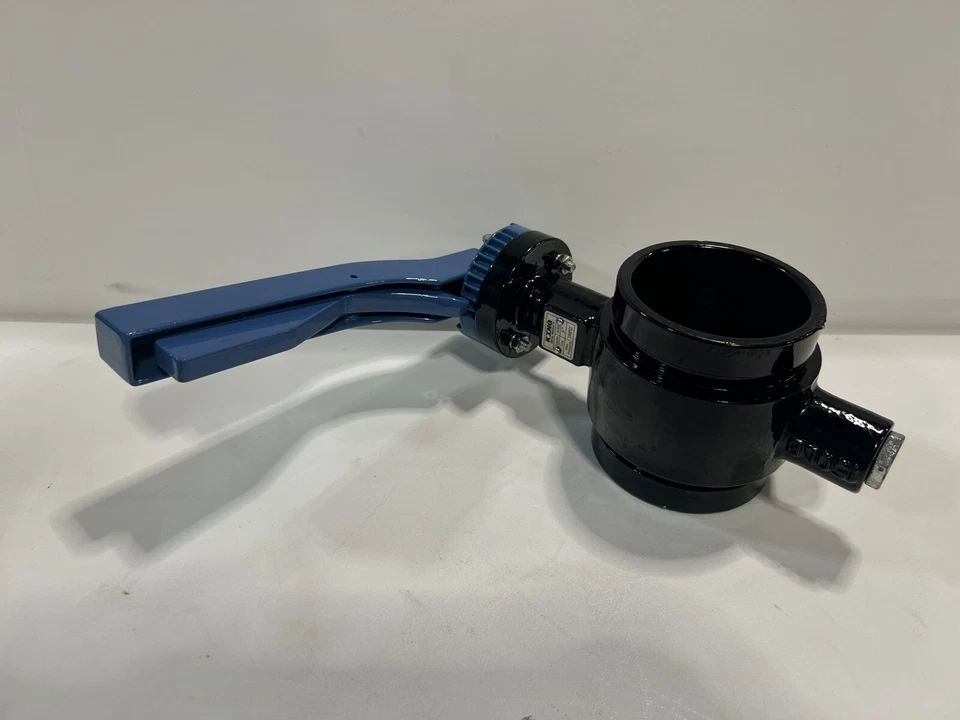 3” Grooved End Butterfly Valve Ductile Iron, EPDM Seal, Lever Actuator - Image 1 of 4