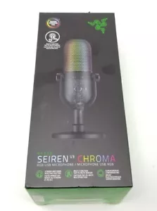 New Razer Seiren V3 Chroma Condenser RGB USB Microphone RZ19-05060100-R3U1 - Picture 1 of 4