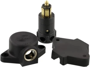 Scotty #1125 Depthpower Hella Elektrostecker und Steckdose schwarz, klein - Bild 1 von 12