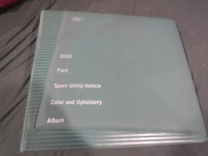 2000 Ford Excursion Expedition Explorador Color Tapicería Álbum Carpeta Alone - Imagen 1 de 3