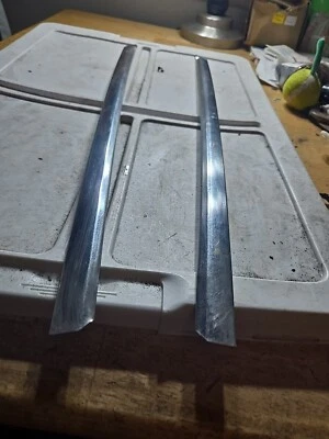 1969 70 IMPALA WINDSHIELD MOLDING TRIM PIECES NICE ORIG OEM 2 Door - Image 1 of 4