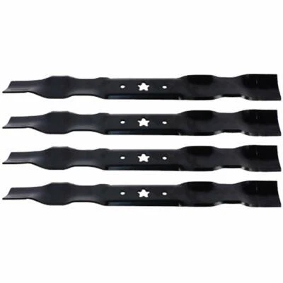 4 Mulching Blade Set For 42 Inch Deck Husqvarna Craftsman Riding Tractor 134149 - Image 1 of 4