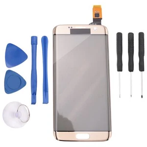 für Galaxy S7 G935 Bildschirm Digitizer Glas mit Werkzeug Gold X4J9 - Zdjęcie 1 z 7