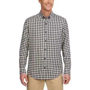 Lands' End Men's Brushed Twill Button-Down Shirt - Picture 1 of 48
