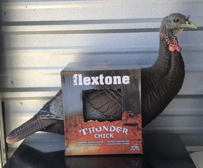 Flextone Thunder Chick Upright Hen Turkey Decoy NEW in Box FLXDY315 - Image 1 of 4