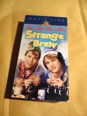 Винтажная видеокассета Strange Brew (1983) Bob & Doug McKenzie фильм D. Thomas Rick Moranis - Изображение 1 из 4