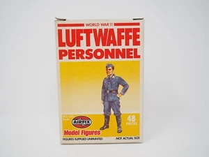 Airfix H0/00 Figuren Luftwaffe Personnel Soldaten Deutschland WWII vintage - Picture 1 of 4
