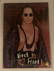 1998 Topps WCW nWo Sticker #S8 Bret “the Hitman” Hart WWE WWF HOF’er - Picture 1 of 2