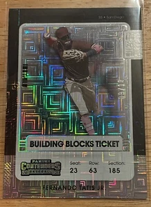 2021 Panini Contenders Fernando Tatis Jr. Building Blocks Ticket 09/10 - Picture 1 of 3
