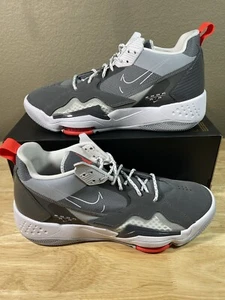 Nike Jordan Zoom '92 Cool Grey Men's Size 13 CK9183-005 Sneaker Red - Picture 1 of 9