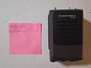 MOTOROLA MT1000 UHF RADIO W/MDC 470-500MHz 16ch 4w WIDEBAND / PARTS OR REPAIR - Picture 1 of 5