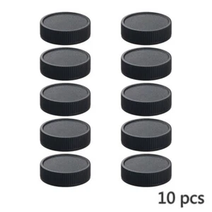 Cubierta de tapa trasera de plástico de 42 mm 10 piezas para lente M42 42 mm negra nueva - Imagen 1 de 2