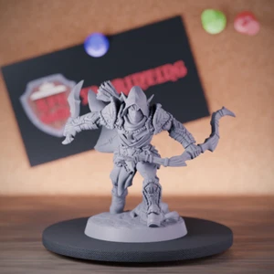 Elf Rogue Miniature Ranger Assassin Mini Dungeons and Dragons TTRPG Pathfinder - Picture 1 of 8