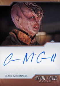 RITTENHOUSE STAR TREK DISCOVERY SEASON 2 CLARE MCCONNELL AUTOGRAPH CARD
