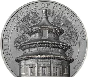 TEMPLO DEL CIELO BEIJING 2023 $10 2 oz moneda de plata SMARTMINTING Islas Cook - Imagen 1 de 4
