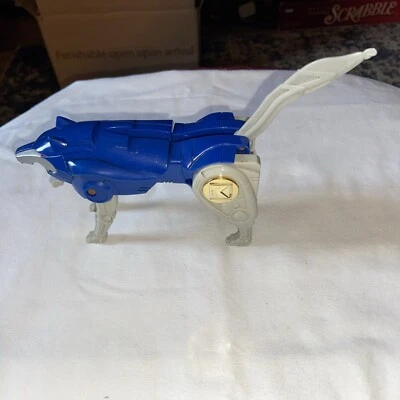 De colección 1995 Power Rangers MMPR Deluxe Ninja Megazord Blue Wolf Zord Foto 1 de 4