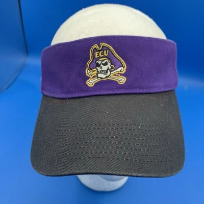 ECU East Carolina Nike NCAA SnapBack Purple Winter Visor Cap Hat Purple - Image 1 of 4