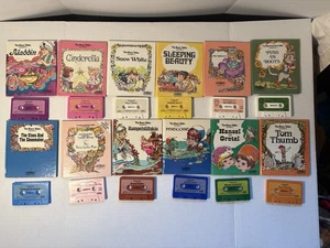 Lot Of 12 Vtg 1973 Story Teller Super Scope Book & Cassette Tape Audio Books E1 - Picture 1 of 5