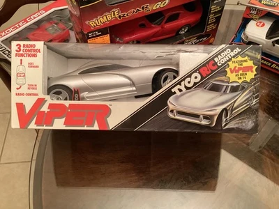 Vintage Tyco Silver Dodge Viper Defender TV show Radio Control RC - Image 1 of 4