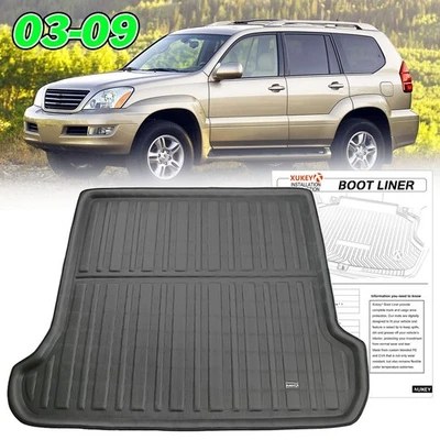Heavy Duty Rear Cargo Liner Trunk Mat Boot Tray For Lexus GX470 GX 470 2003-2009 - Image 1 of 4