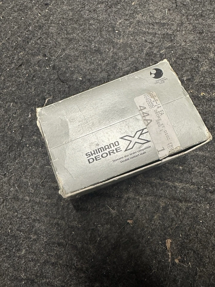 Buje de disco delantero Shimano Deore XT HB-M756 seis pernos 36 agujeros pincho QR NUEVO EN CAJA HF Foto 1 de 2