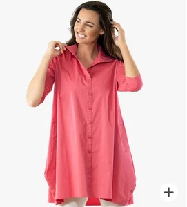 Stella Carakasi Damen S Mixed Media Tiburon Icon Tunika Tulpe Taschen Lagenlook - Bild 1 von 10