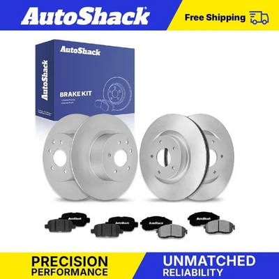 Front Rear Brake Rotors Ceramic Pads for 2009-2013 Nissan Altima 2.5L 3.5L - Image 1 of 4