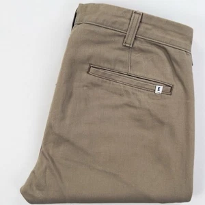 EDWIN Chinos W32 L32 Beige 'ESCK33' Tapered Fit MADE IN JAPAN - Picture 1 of 16