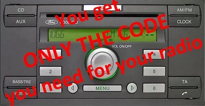 KEY CODE für FORD Autoradio 6000 CD - Lesen!!! - Bild 1 von 3
