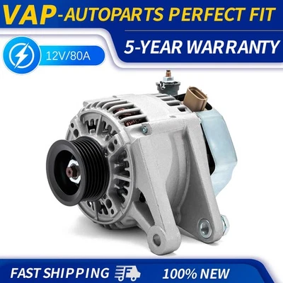 Alternator For Toyota Corolla Matirx 2003 2004 2005 2006 2007 2008 1.8L 80AMP - Imagem 1 de 4