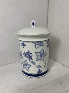 Pfaltzgraff Blue Meadow Canister - Picture 1 of 11