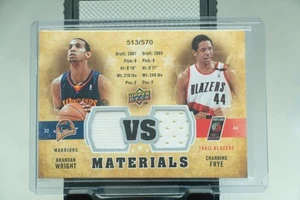 2009-10 Upper Deck VS Dual Materials /570 Brandan Wright Channing Frye - Bild 1 von 2
