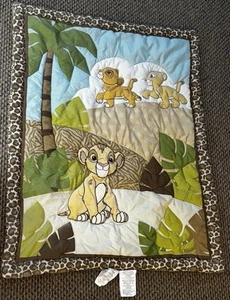 Disney König der Löwen Kinderbettdecke Walt Disney Baby Simba 41”x 31” TOP ZUSTAND - Bild 1 von 7