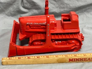 Allis Chalmers BAKER Crawler Dozer Tractor w Blade Heavy CAST Old RESTORED - Picture 1 of 14