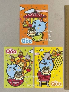 2002 Singapore Coca Cole advertising postcard x 3 on Qoo ,Circus & Birthday Cake - Picture 1 of 2