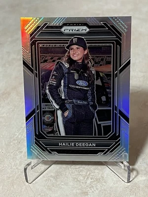 2023 Panini Prizm Racing #9 Hailie Deegan Silver Prizm SP - Image 1 of 3