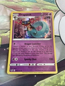 Carta Holo Pokemon Dragapult 089/195 Silver Tempest rara casi nueva - Imagen 1 de 2