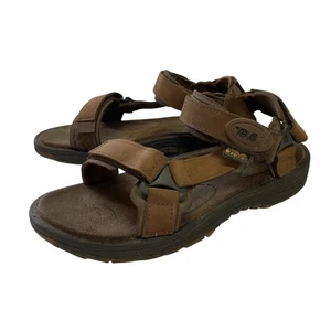 Vintage Teva Adjustable Strap Sandals Women's Size 8 Brown Gorpcore Active Shank - Picture 1 of 8