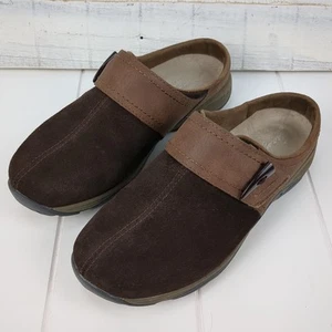 Easy Spirit Eliana Damen-Clog Größe 6,5 braune Slipper Pantoletten bequeme Schuhe - Bild 1 von 9