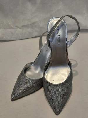 Marc Fisher Women's Pump Glitter / Sparkle Slingback Size 8M - Image 1 of 4