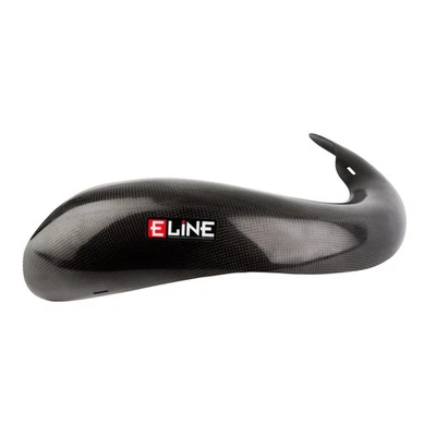 E Line Carbon Fiber Pipe Guard Stock Pipe For KTM HUSQVARNA GAS GAS 125 150 - Image 1 of 2