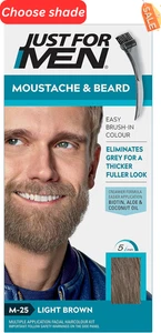 Just For Men Moustache & Beard Dye Eliminates Grey For a Thicker Fuller Look - Picture 1 of 9