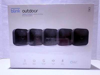 Nuevo Sistema de Seguridad Blink Exterior Inalámbrico Alimentado por Batería HD 5 Cámaras (Sellado) Foto 1 de 4