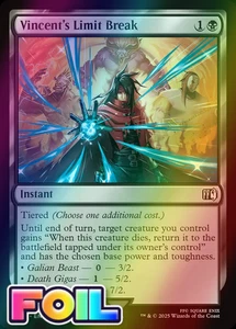 x1 Vincent's Limit Break FOIL FIN Final Fantasy MTG 126 M/NM 1x - Picture 1 of 3
