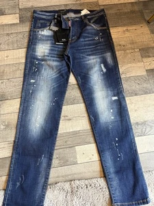 DSquared2 Slim Jeans S74LB0323, Size 52, UK 36. RRP £420 - Picture 1 of 6