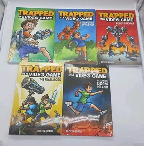 Trapped in a Video Game: The Complete Series  1-5 Paperback By Brady, Dustin  - Bild 1 von 7